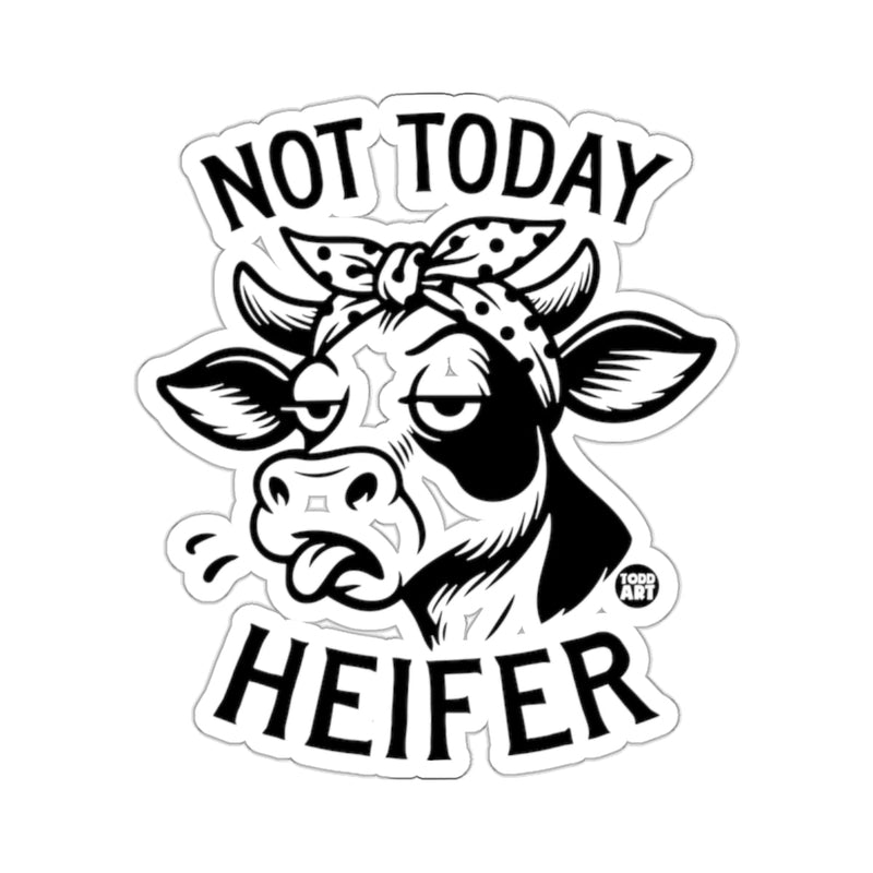 Load image into Gallery viewer, Funny Sarcastic Cow Head Bandana Not Today Heifer 
