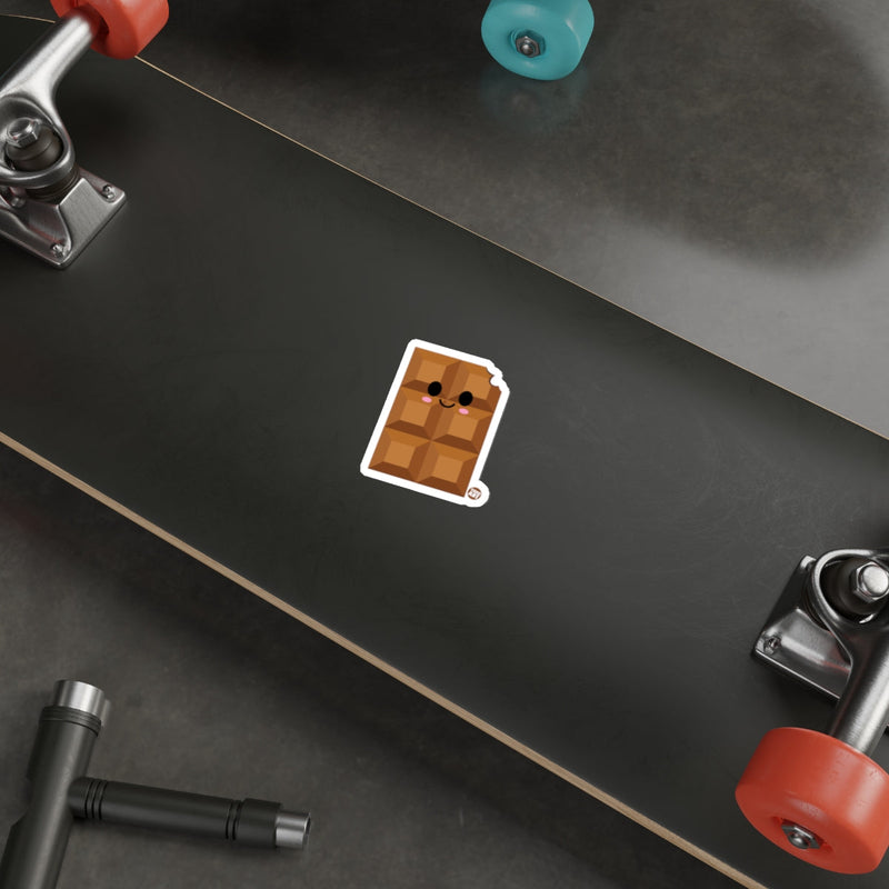 Load image into Gallery viewer, Cute Chocolate Bar Character Sticker for Skateboards
