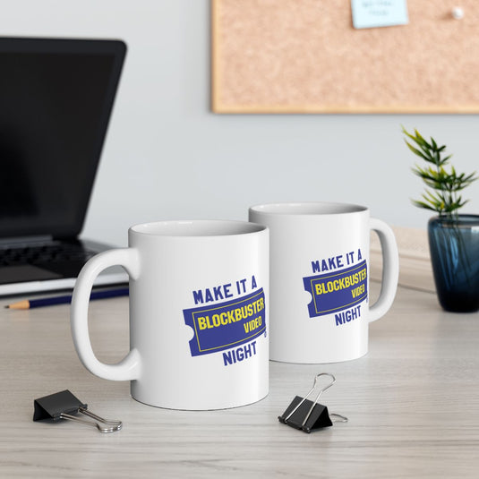 Make It A Blockbuster Video Night Mug Product