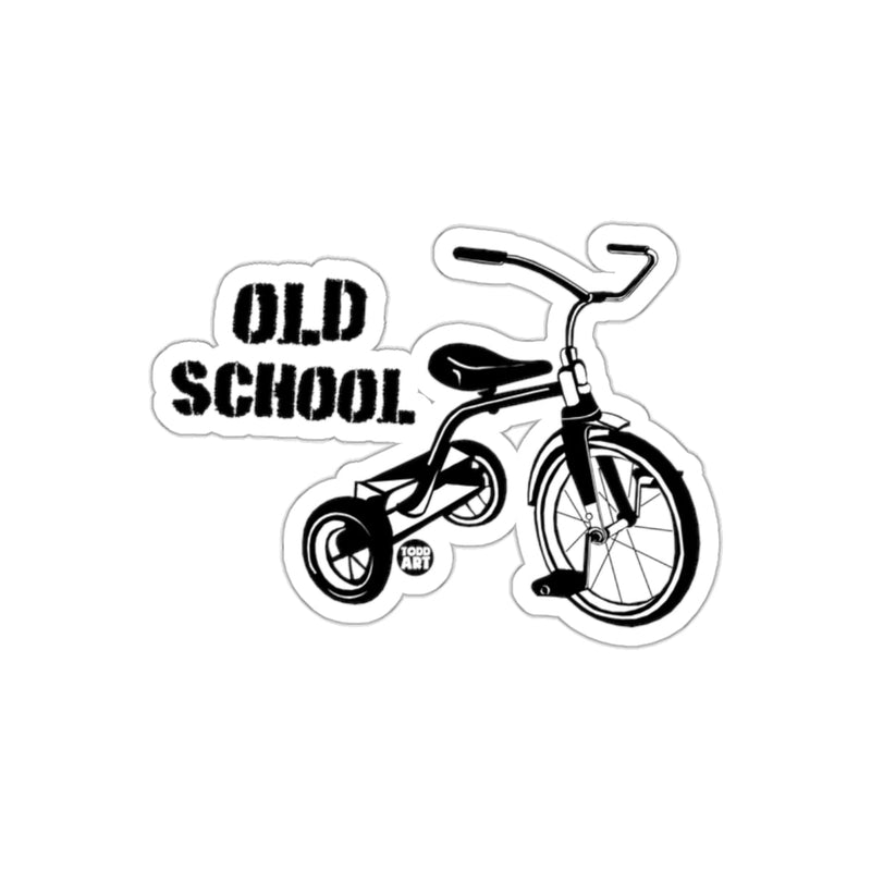 Load image into Gallery viewer, Old School Tricycle Design Sticker Retro Bike Art
