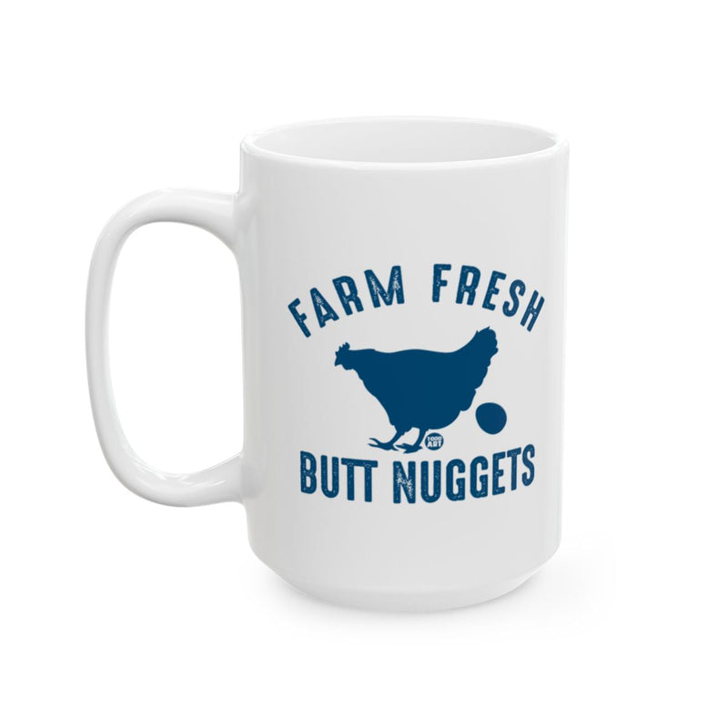 Load image into Gallery viewer, Farm Fresh Butt Nuggets Chicken Novelty Mug
