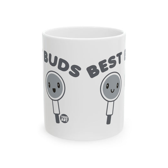 Best Buds Ear Buds Mug, Ear Buds Pun Mug, Cute Best Buds Mug