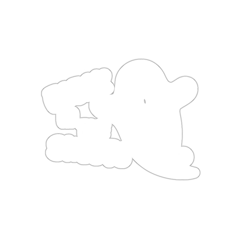 Load image into Gallery viewer, Messy with The Boo Sheet Ghost Sticker Decal
