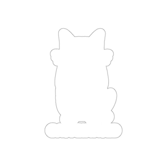 Cat Holding Coffee Cup Todd Art Catfeinated Design sticker