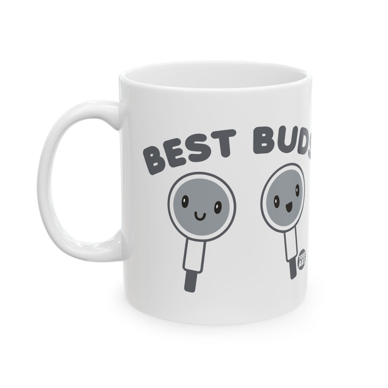 Load image into Gallery viewer, Best Buds Ear Buds Mug, Ear Buds Pun Mug, Cute Best Buds Mug
