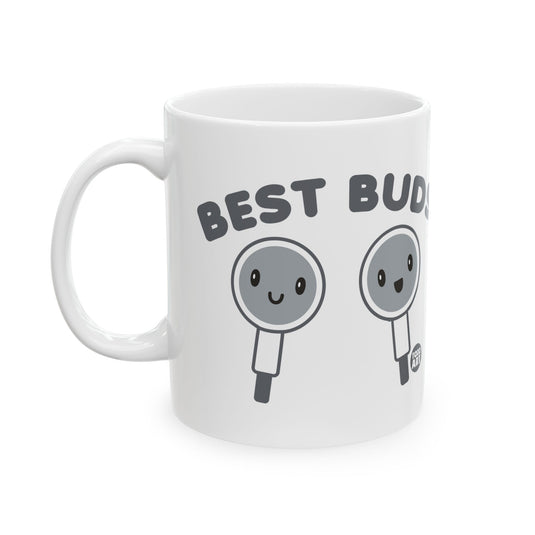 Best Buds Ear Buds Mug, Ear Buds Pun Mug, Cute Best Buds Mug