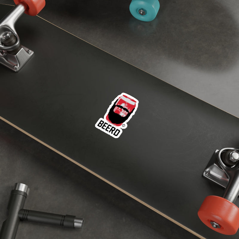 Load image into Gallery viewer, Funny Beerd Sticker for Skateboards and Laptops

