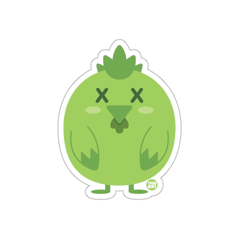 Load image into Gallery viewer, Cute Green Cartoon Bird Design Sticker Bird Product
