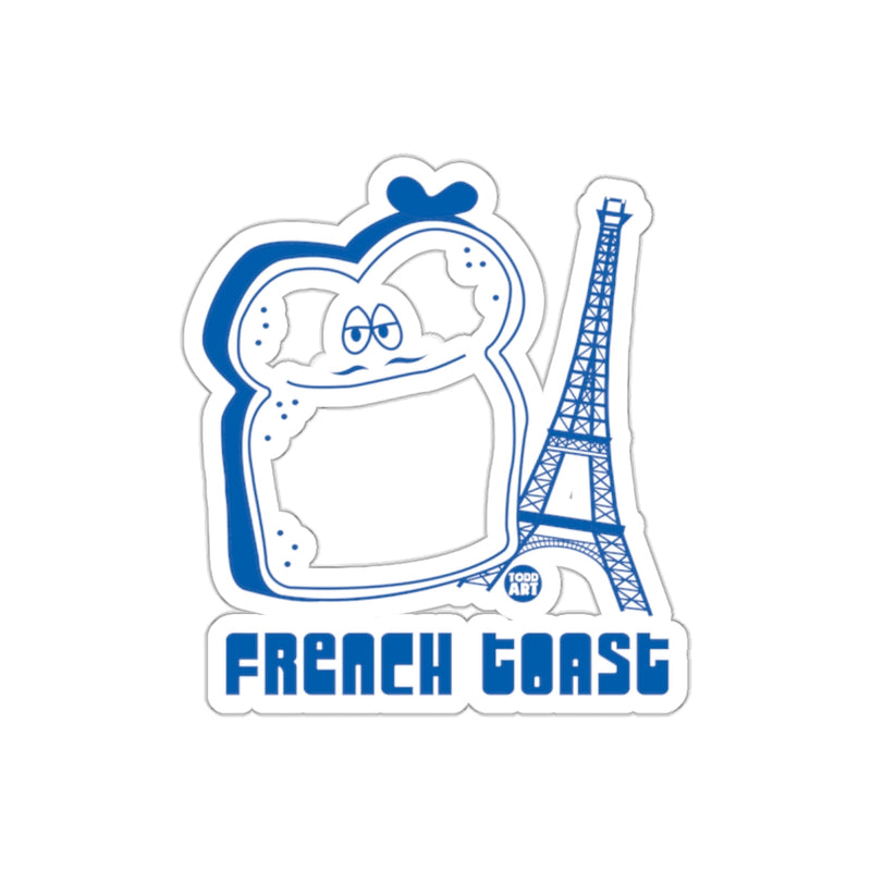 Load image into Gallery viewer, French Toast Funny Food Art Eiffel Tower Sticker
