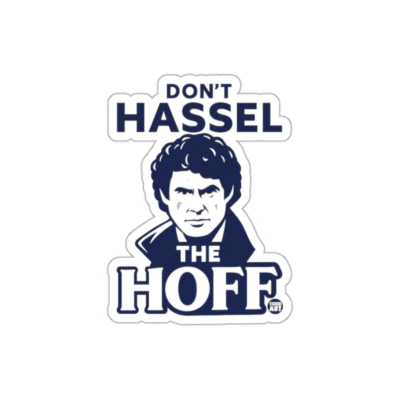 Load image into Gallery viewer, Don't Hassel The Hoff Funny Portrait Illustration sticker
