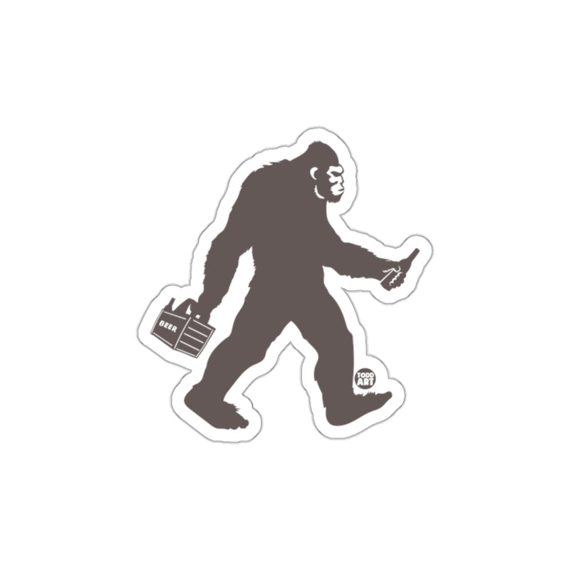 Load image into Gallery viewer, Retro Ape Carrying Crate Design Laptop Sticker
