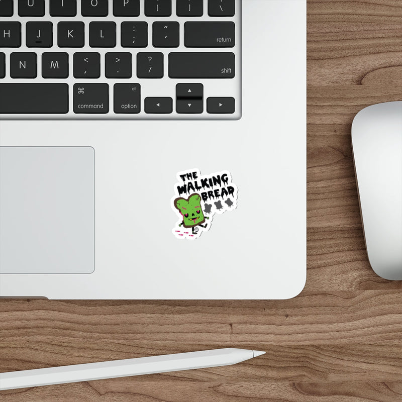 Load image into Gallery viewer, The Walking Bread Funny Zombie Bread Sticker
