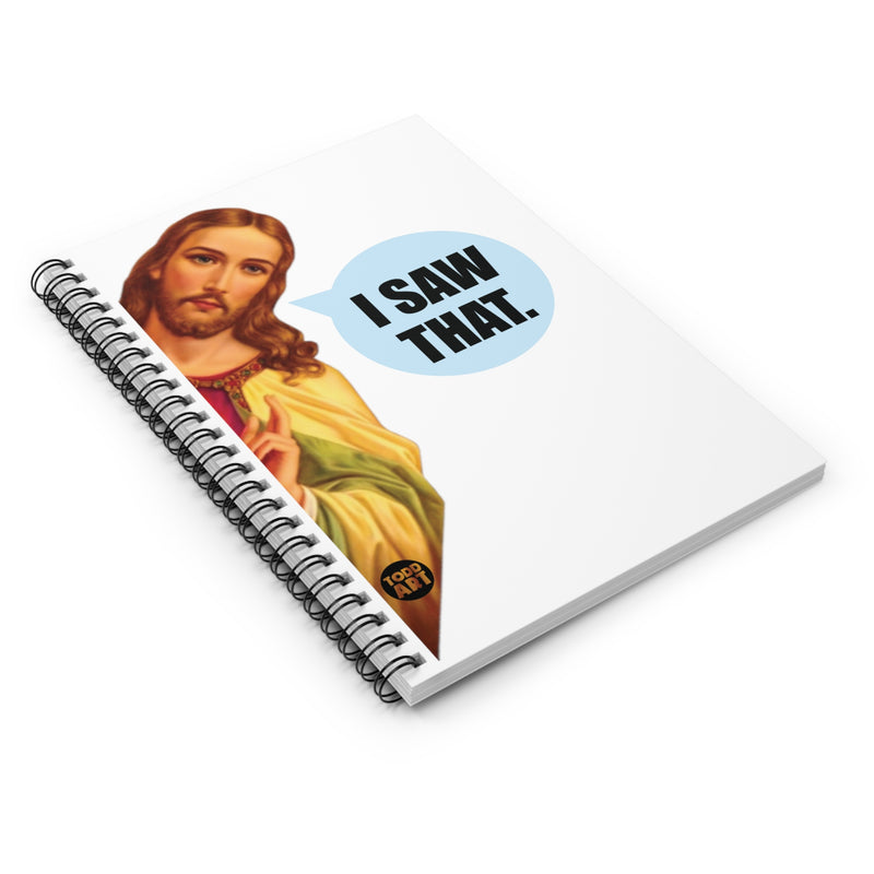 Load image into Gallery viewer, I Saw That jesus Notebook Spiral Notebook - Ruled Line
