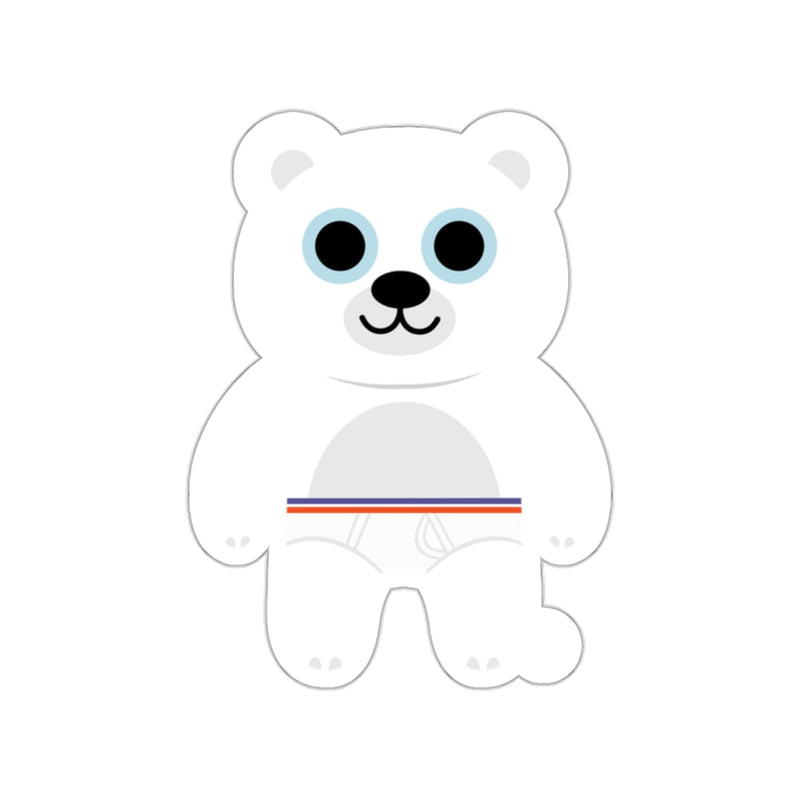 Load image into Gallery viewer, Cute White Bear with Blue Eyes Kids Toy
