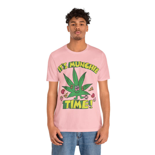 It's Munchie Time Pot Leaf T Shirt, 420 Shirt, Weed T-shirts, Funny Pot Tee, Cannabis Tees, Weed Smoker Shirt, Funny Weed Shirts