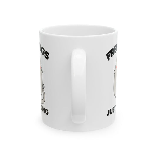 Free Hugs Cat Mug