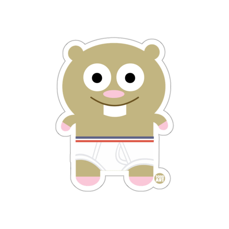 Load image into Gallery viewer, Cute Cartoon Hamster with T-Shirt Sticker Decal
