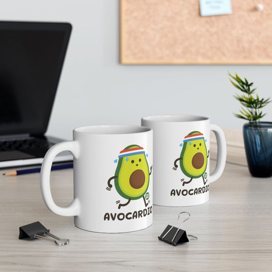 Avocardio avocado illustration coffee mug product