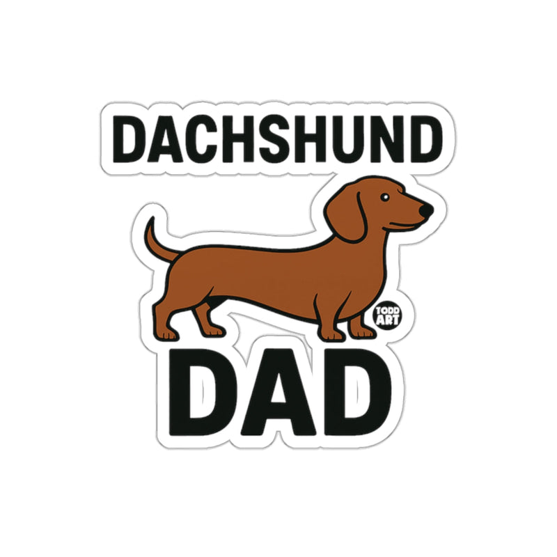 Load image into Gallery viewer, Dachshund Dad Sticker Perfect for Dog Lovers

