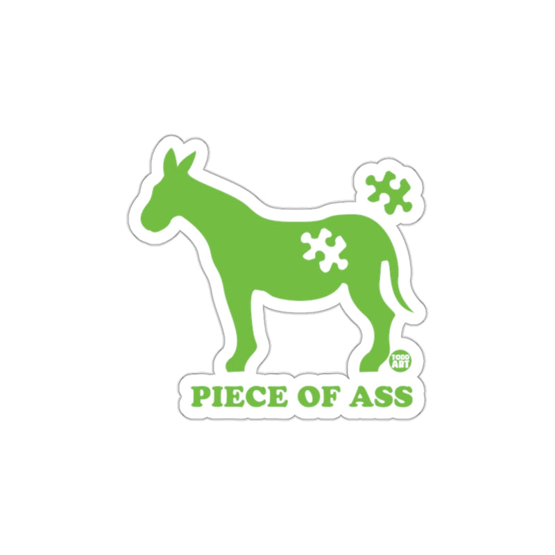 Load image into Gallery viewer, Piece of Ass Green Donkey Sticker For Humorous Gifting
