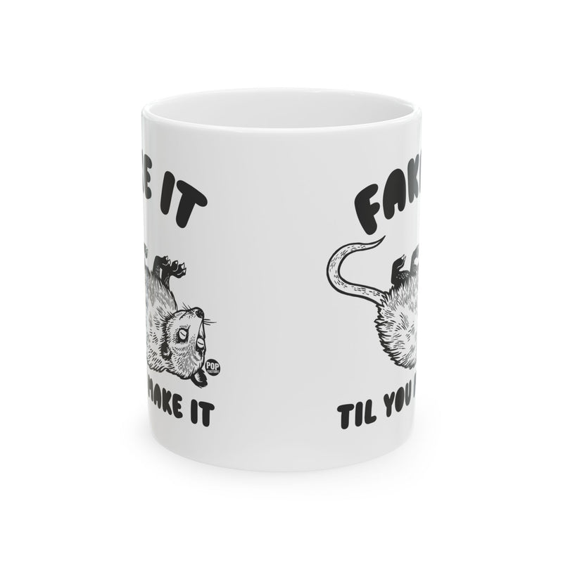 Load image into Gallery viewer, Fake Til Make It Possum Mug
