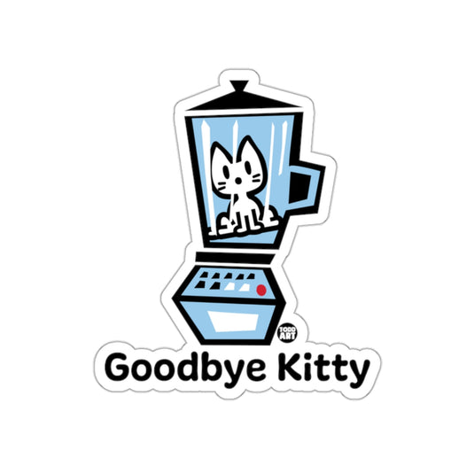 Goodbye Kitty in Blender Design Sticker