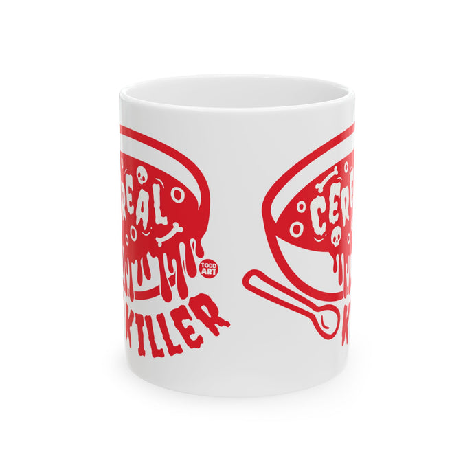 Cereal Killer Coffee Mug, Adult Humor Cereal Coffee Mug