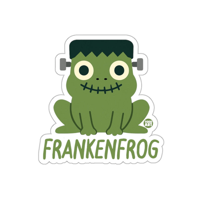 Load image into Gallery viewer, Frankenfrog Cute Cartoon Sticker for All Ages
