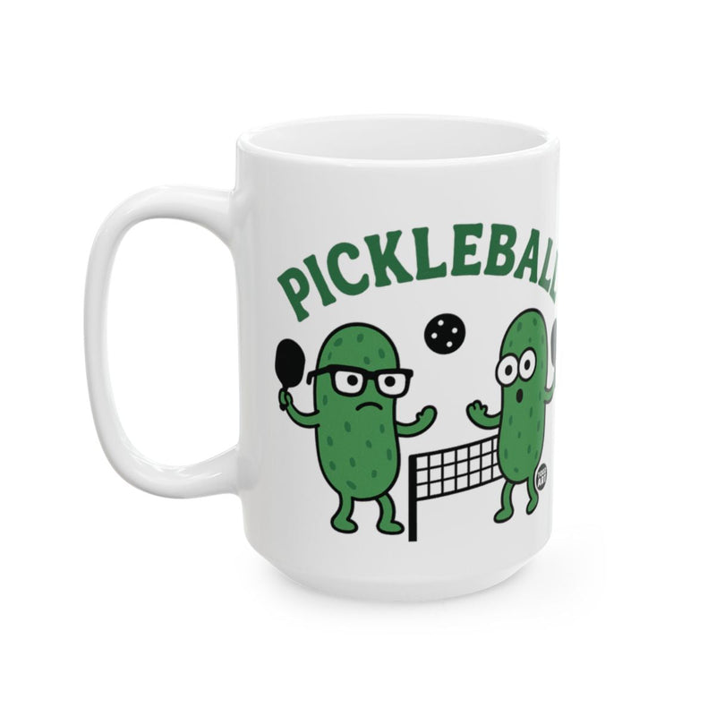Load image into Gallery viewer, Fun Pickleball Pickle Character Print Coffee Mug

