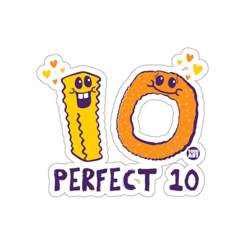 Load image into Gallery viewer, Perfect 10 Cute Character Design Sticker
