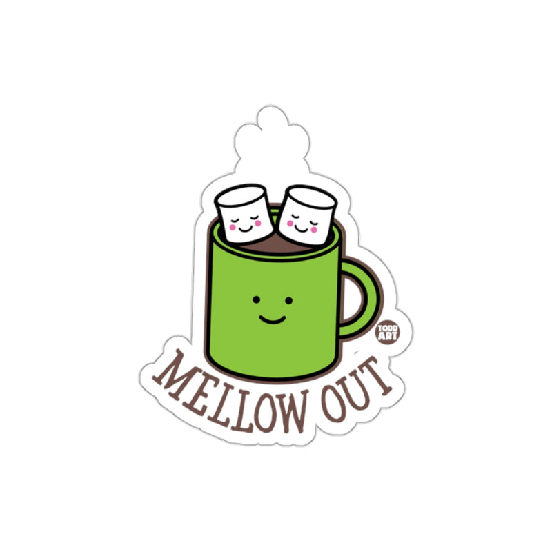 Load image into Gallery viewer, Mellow Out Adorable Hot Chocolate Sticker
