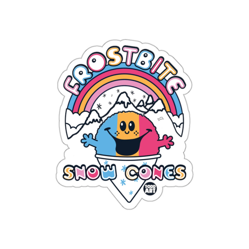 Load image into Gallery viewer, Frostbite Snow Cones Rainbow and Mountains Sticker
