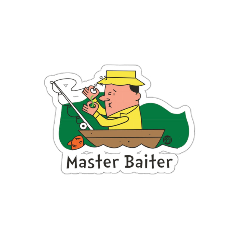 Load image into Gallery viewer, Funny Master Baiter Fishing Sticker for Fishermen

