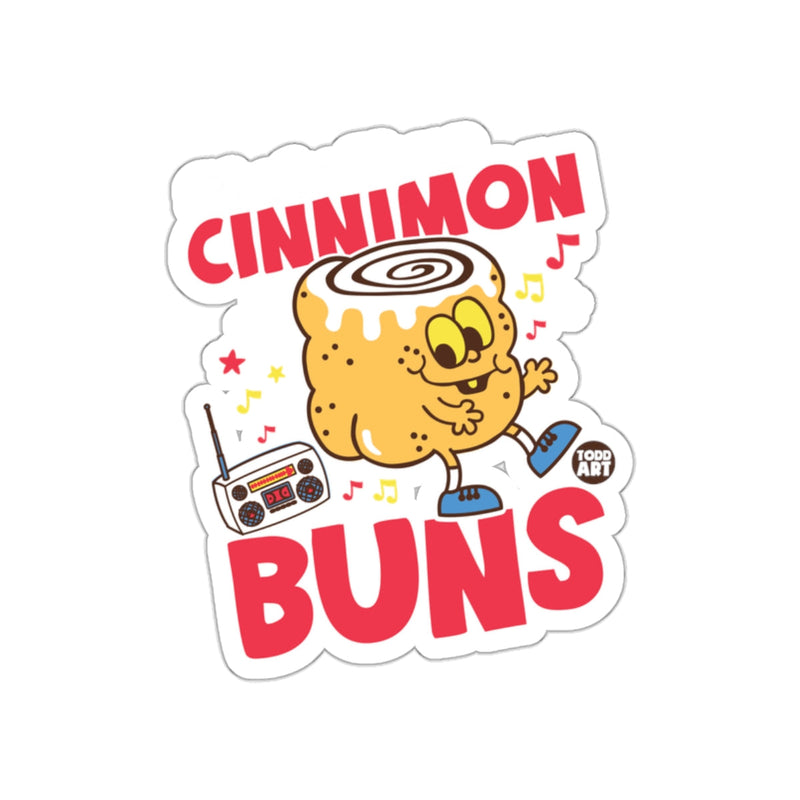 Load image into Gallery viewer, CINNIMON BUNS Sticker with Cute Cartoon Artwork
