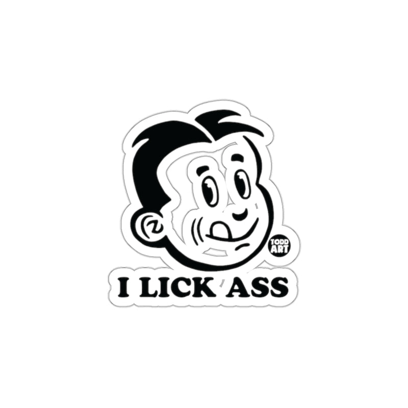 Load image into Gallery viewer, I Lick Ass Cartoon Graphic Sticker Decal for Sale

