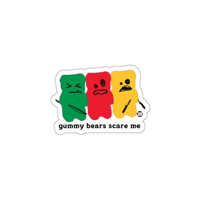 Load image into Gallery viewer, Gummy Bears Scare Me Colorful Funny Sticker
