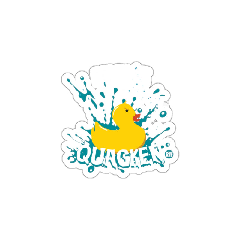 Load image into Gallery viewer, Quackin Duck Splash Design Funny Sticker Decal
