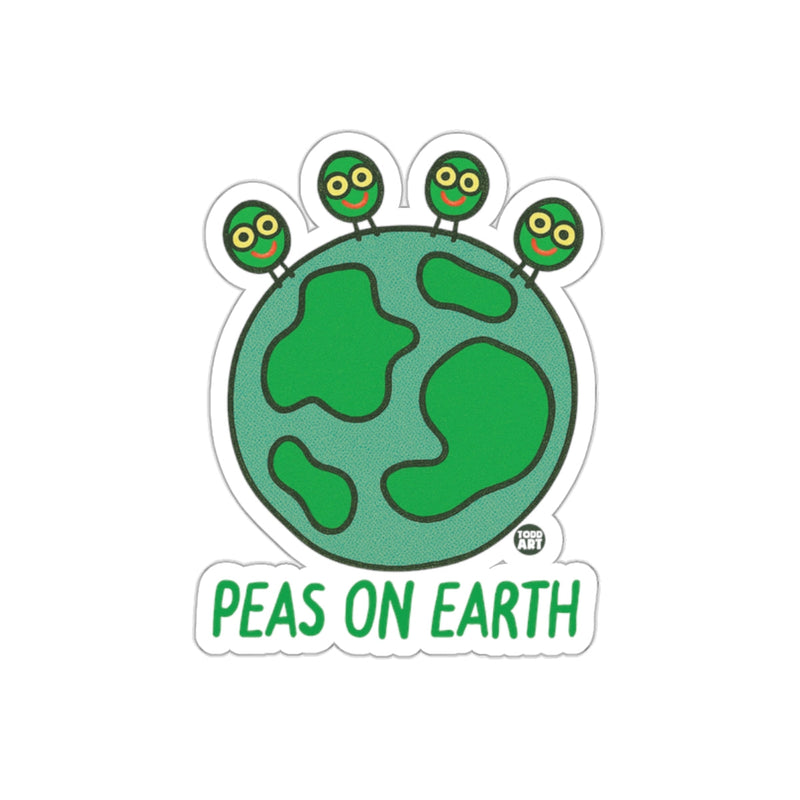 Load image into Gallery viewer, Peas on Earth with Cute Peas Sticker Design
