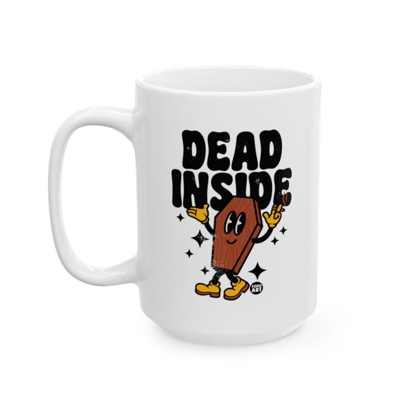 Load image into Gallery viewer, Dead Inside Cartoon Character Funny Coffee Mug Product
