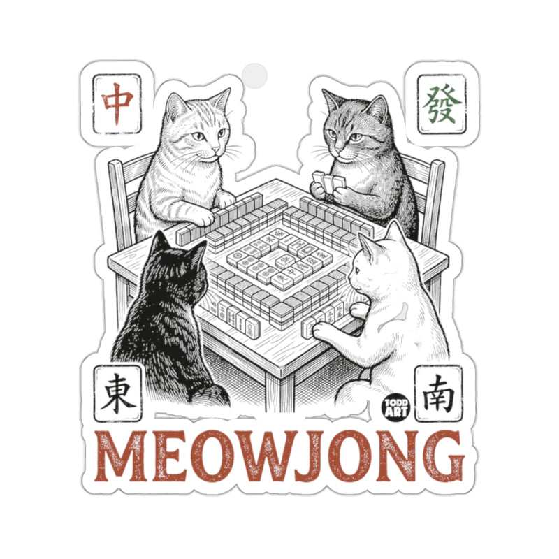 Load image into Gallery viewer, Four Cats Mahjong Game MEOWJONG Mahjong Tiles 
