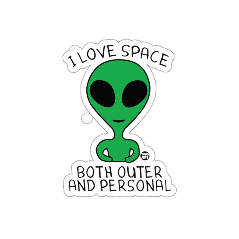 Load image into Gallery viewer, I Love Space Both Outer and Personal Sticker
