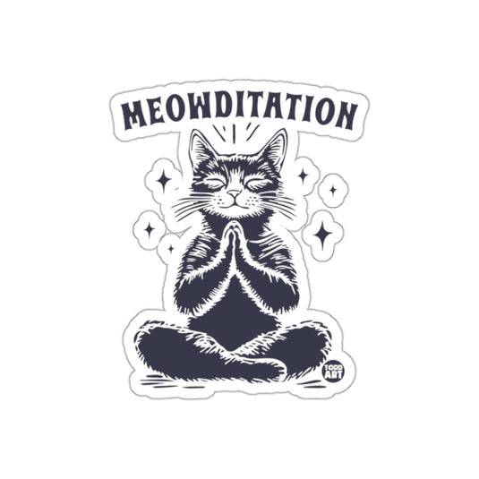 Meowditation Yoga Cat Mindfulness Design 