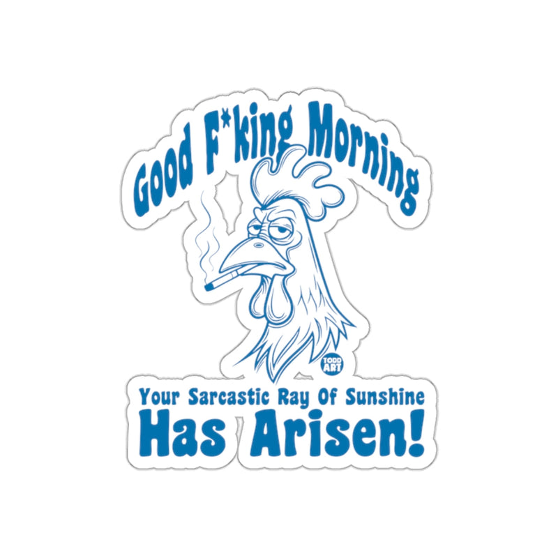 Load image into Gallery viewer, Sarcastic Ray of Sunshine Chicken Sticker Fun Humor
