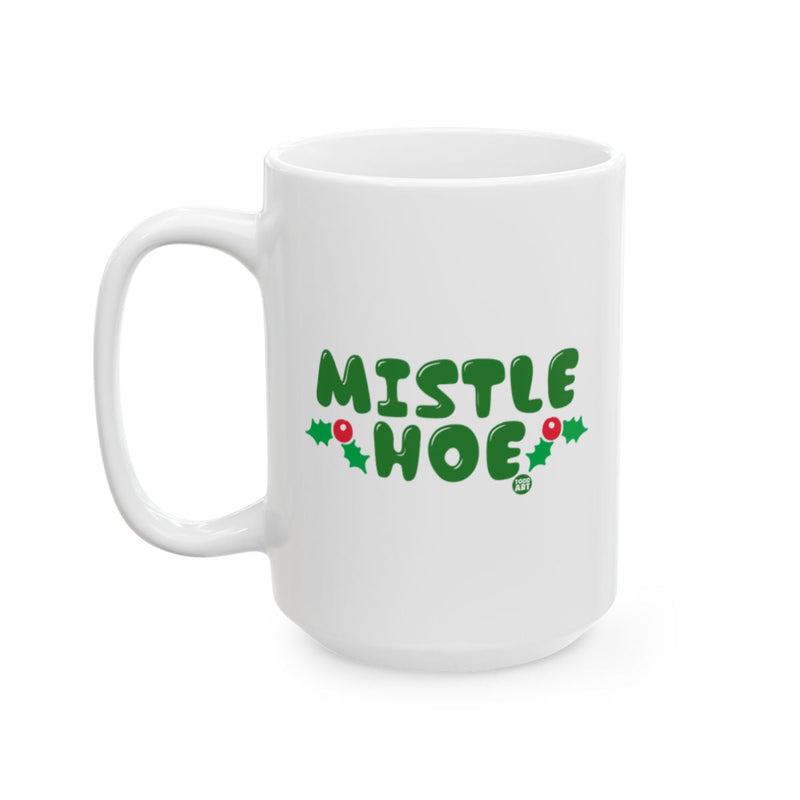 Load image into Gallery viewer, Festive Mistletoe Design Mug Perfect for Celebrations
