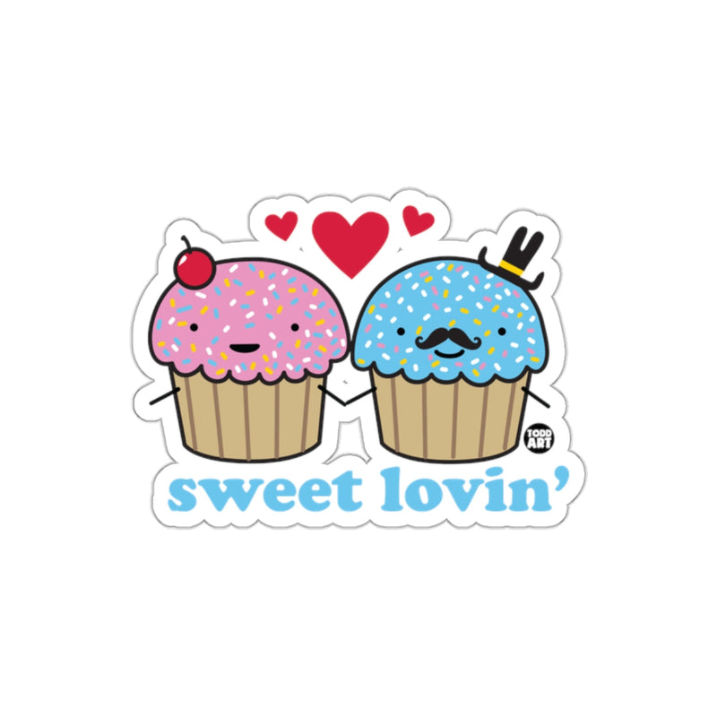Load image into Gallery viewer, Sweet Lovin Cute Cupcake Illustration Sticker
