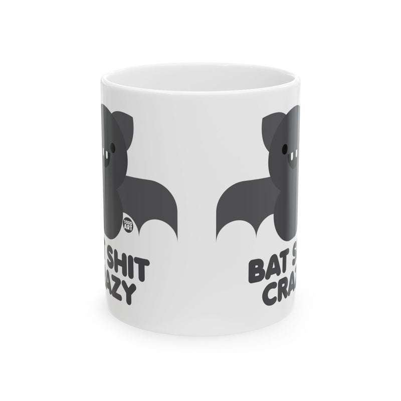 Load image into Gallery viewer, Bat Shit Crazy Mug, Funny Mugs for Him, Sarcastic Mens Mug, Funny Coffee Mug Men
