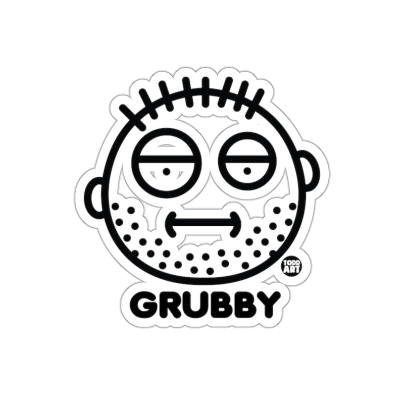Load image into Gallery viewer, Bold and Unique Grubby Round Face Design Sticker
