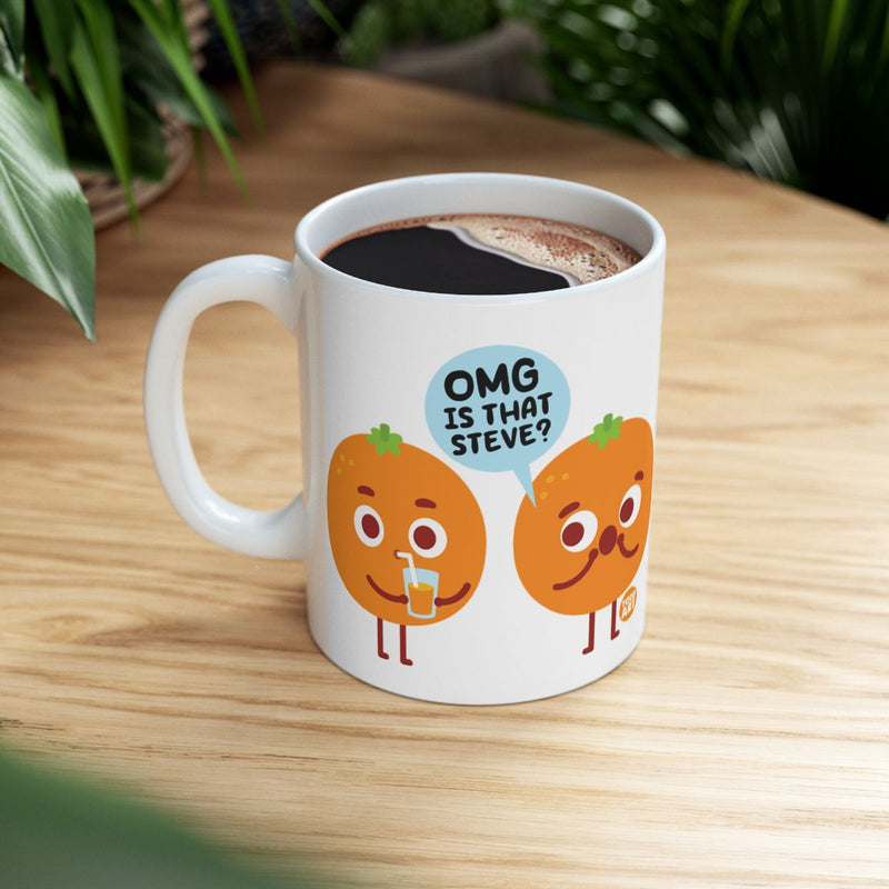 Load image into Gallery viewer, Funny Orange Character OMG Is That Steve Mug
