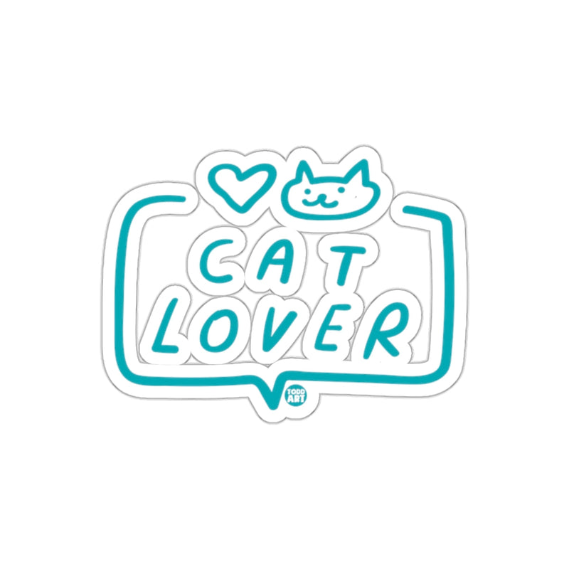 Load image into Gallery viewer, Todd Art Cat Lover Design with Heart and Cat Face sticker
