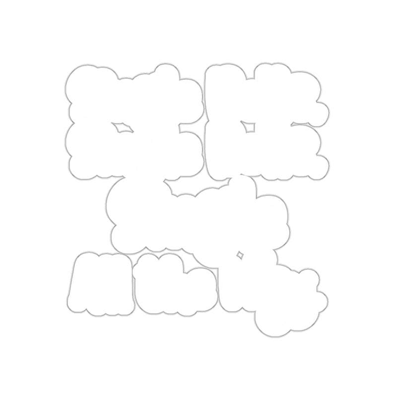 Load image into Gallery viewer, Stickie Be Kind Smile More Love Always Die Cut Sticker
